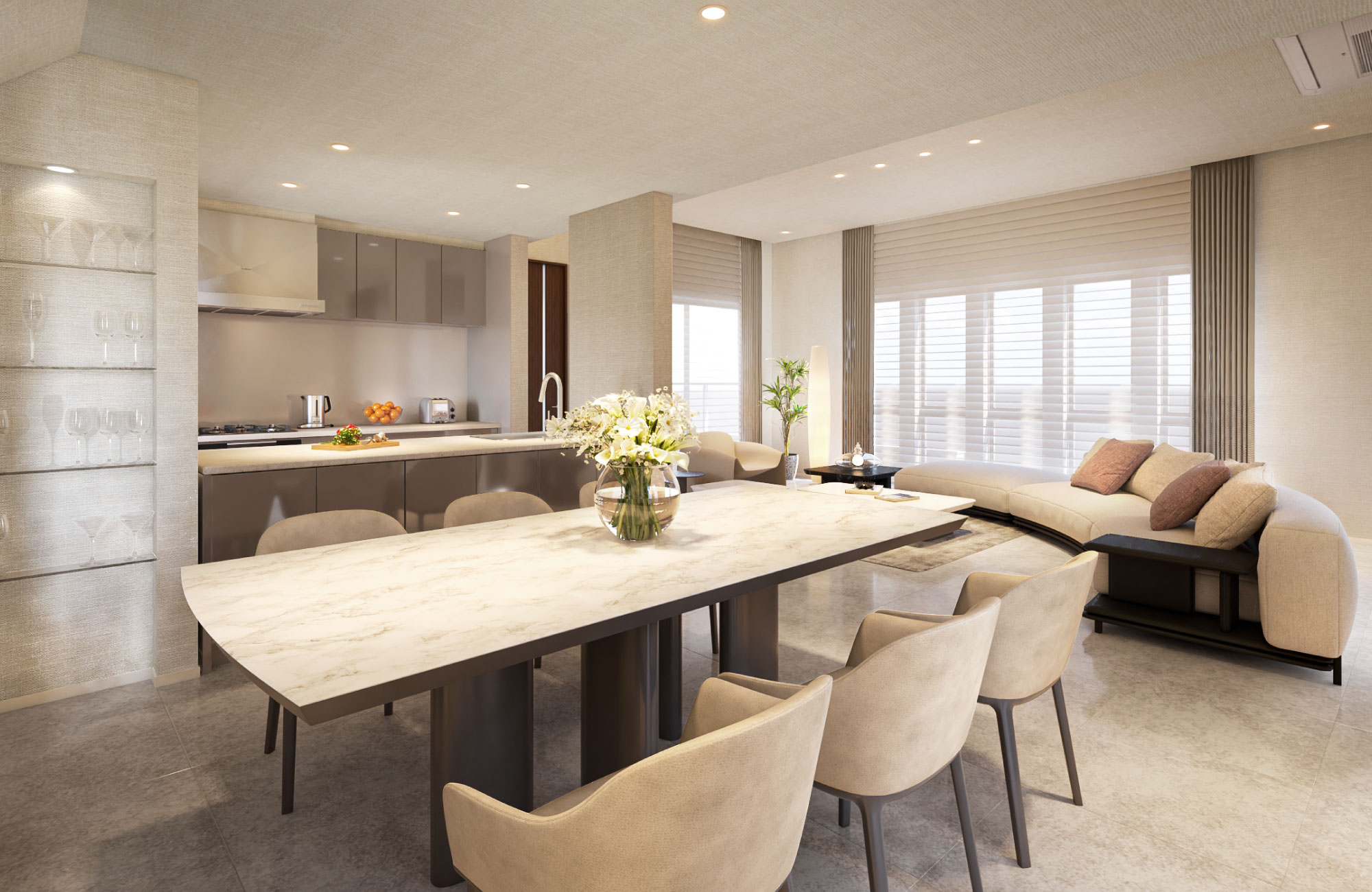 ダイニング完成予想